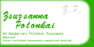 zsuzsanna polonkai business card